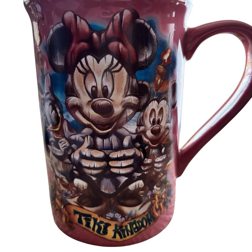 Disney Store Tiki Kingdom Mug Minnie, Mickey & Daisy‎